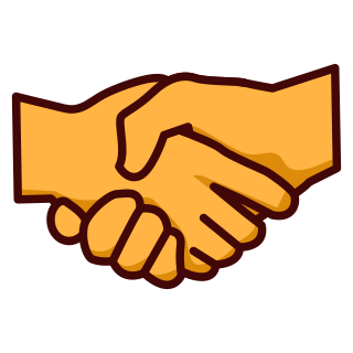 handshake  emojidex - custom emoji service and apps